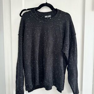 DKNY JEANS BLACK, Grey Speckled Sweater